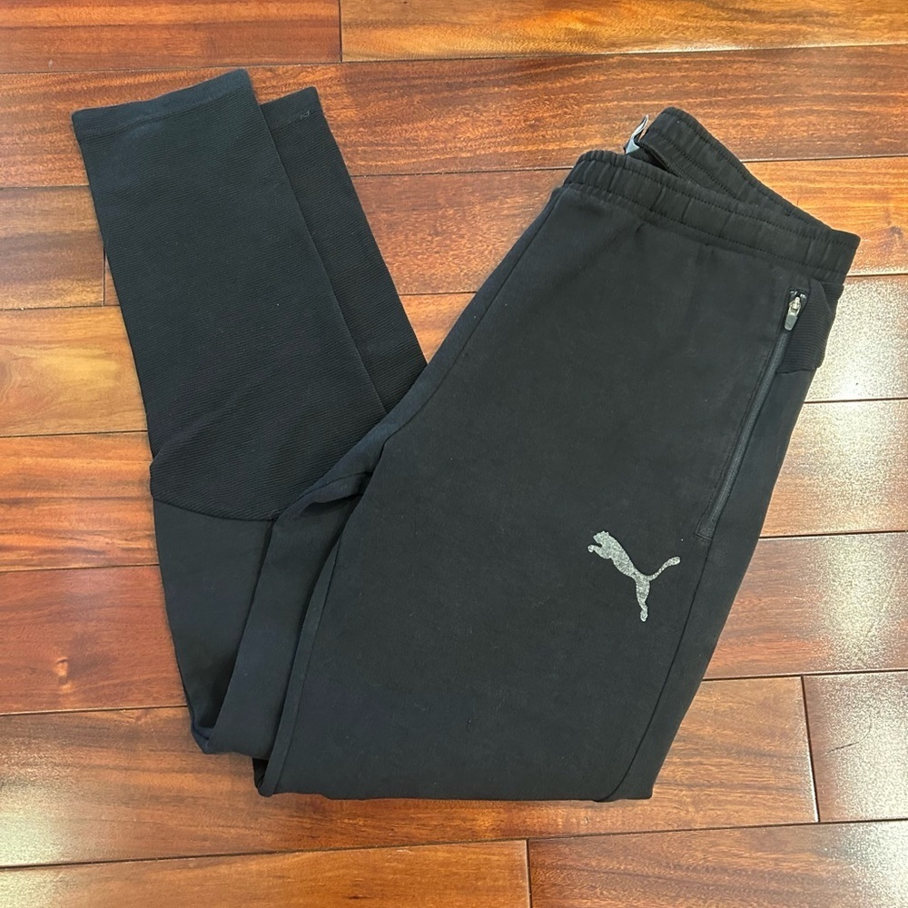 ☀️Puma Jogger Black Sweatpants in Size Small (U.S S) - Picture 7 of 8